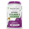 Healthy Hey Vitamin E Capsules | Vitamin E for Skin &amp; Hair | Sunflower - D-Alpha-Tocpherol -120 Veg Capsules