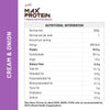 RiteBite Max Protein Chips - Cream &amp; Onion 60g -Pack of 3 (60g x 3) - NutraC - Health &amp; Nutrition Store 