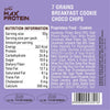 RiteBite Max Protein 7 Grain Breakfast Cookies - Choco Chips 660 g - Pack of 12 ( 55g x 12 ) Consist of Protein, Fiber, Calcium, No Maida, Soft &amp; Chewy - NutraC - Health &amp; Nutrition Store 