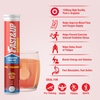 Fast&amp;Up Activate1500 Mg Arginine Pre Workout Sports Drink with Protien Supplements - 20 Effervescent Tablets - Orange Flavour