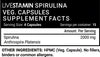 Livestamin Spirulina 60 Capsules - NutraC - Health &amp; Nutrition Store 