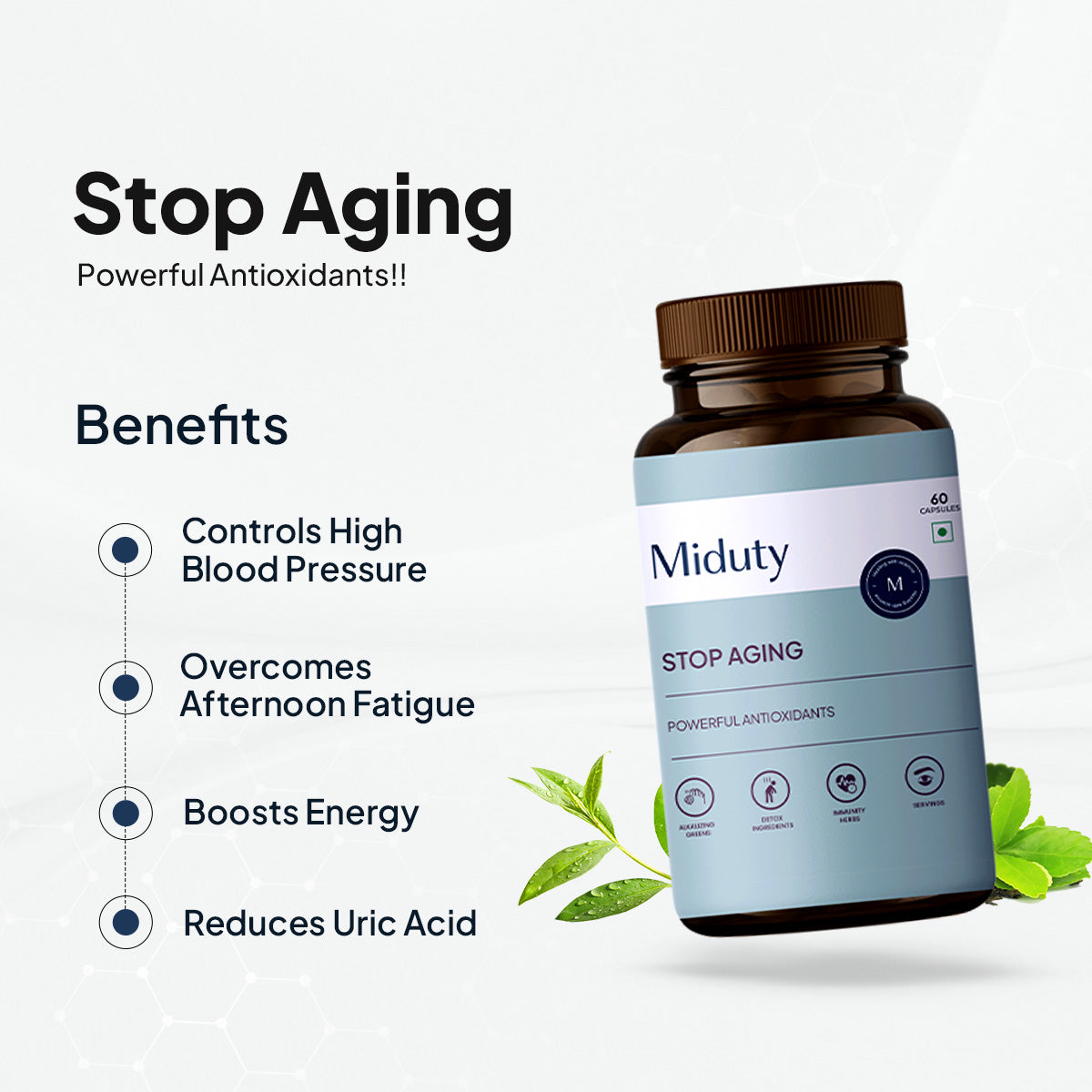 Miduty Stop Aging 60 Capsules