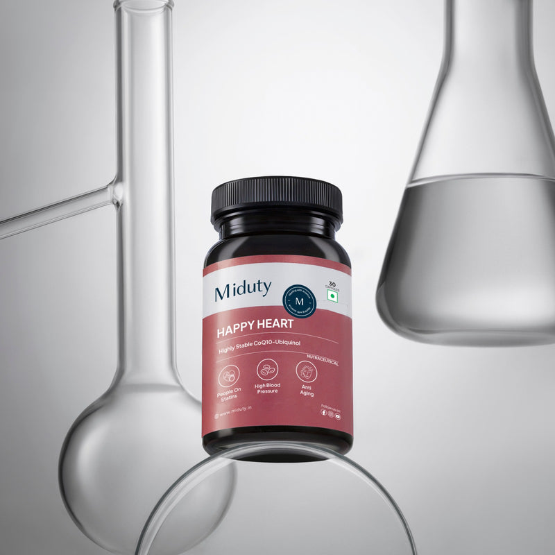 Miduty Happy Heart CoQ10-Ubiquinol 98% 30N