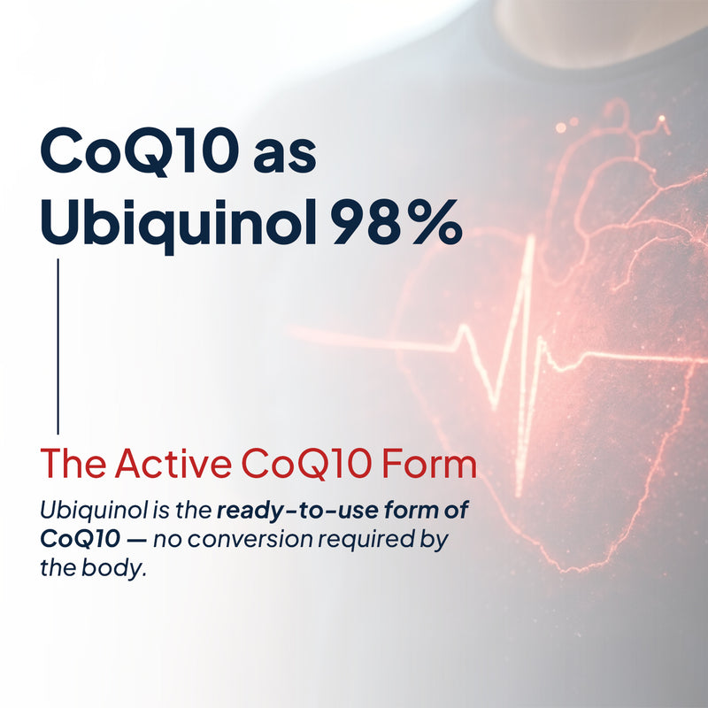 Miduty Happy Heart CoQ10-Ubiquinol 98% 30N