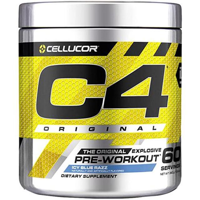 Cellucor C4 Original Preworkout 50 Servings Ice Blue Razz