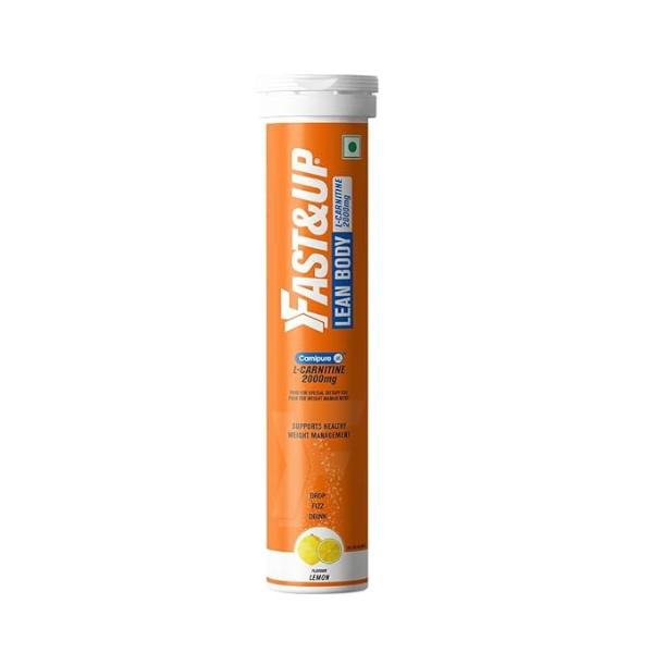 Fast&amp;Up L-Carnitine Tartrate 2000 mg Effervescent Tablet - 20's Lemon Flavor
