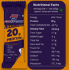 Happy Fit Sport 20g Protein - Whey Protein, Peanut Butter, Dark Choco Chips - Pack of 6
