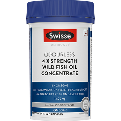 Swisse 4X Fish Oil Omega 3 60 Capsules