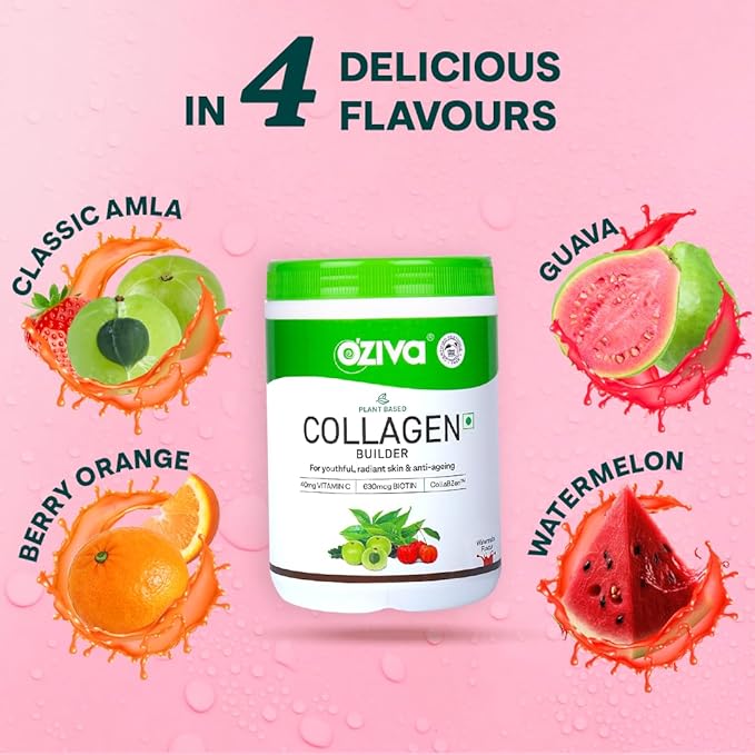 OZiva Plant Based Collagen Builder (with Silica, Vitamin C, Biotin) fo - NutraC - Health & Nutrition Store OZiva Plant Based Collagen Builder (with Silica, Vitamin C, Biotin) fo - NutraC - Health & Nutrition Store