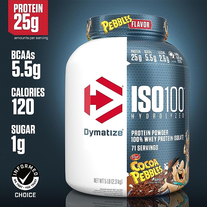 Dymatize ISO100 Whey Protein Isolate Cocoa Pebbles 5lb