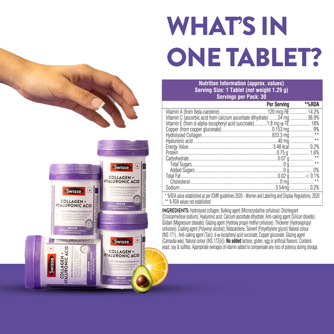 Swisse Collagen+Hyaluronic Acid 30N