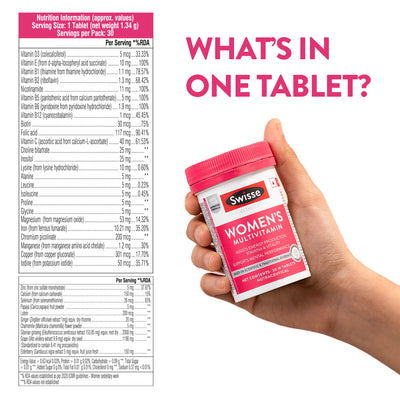 Swisse Multivitamin for Women 60 Tablets