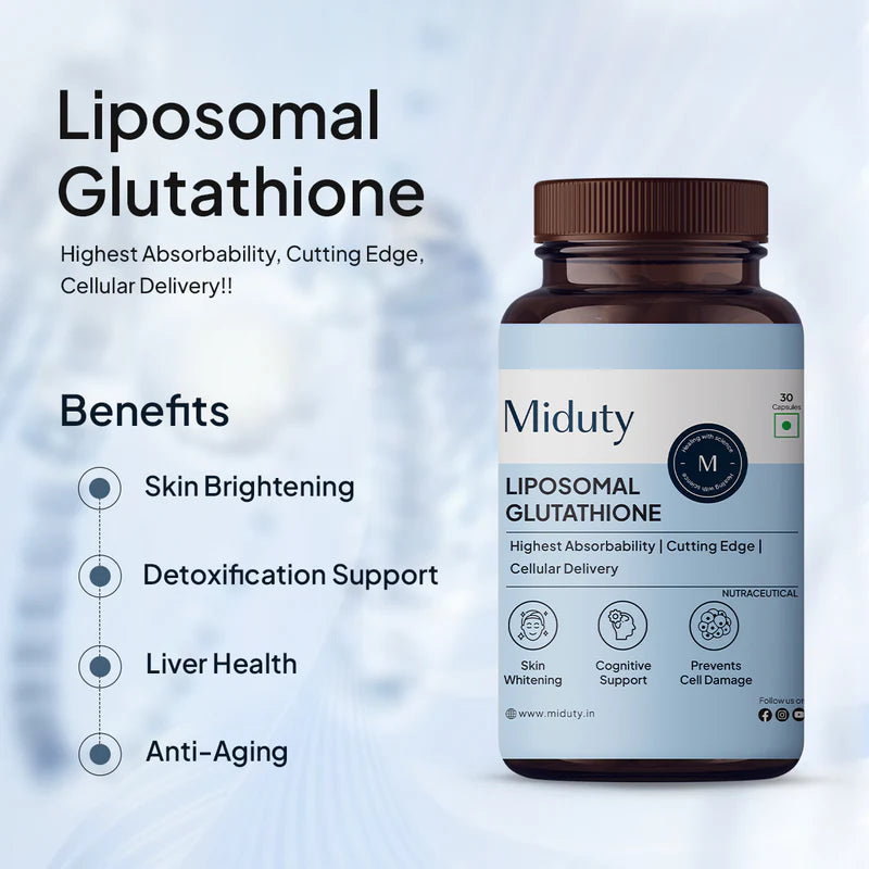 Miduty Liposomal Glutathione 30 Capsles