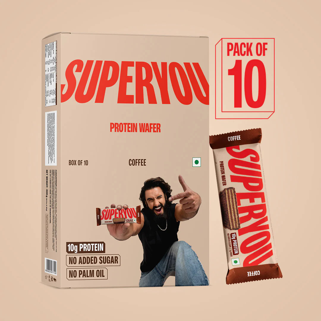 Superyou Coffee Protein Wafer - Pack of 10