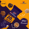 Happy Fit Sport 20g Protein - Whey Protein, Peanut Butter, Dark Choco Chips - Pack of 6