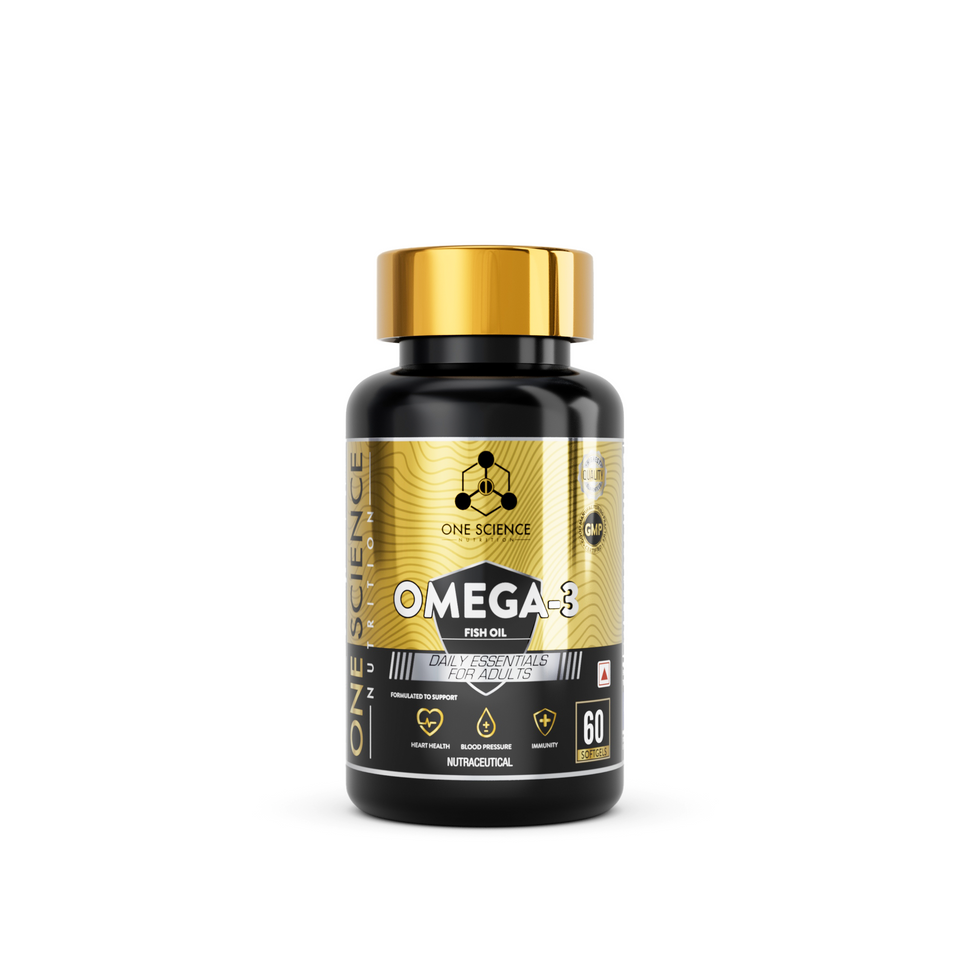 One Science Nutrition Omega 3 Fish Oil (60 Capsules)