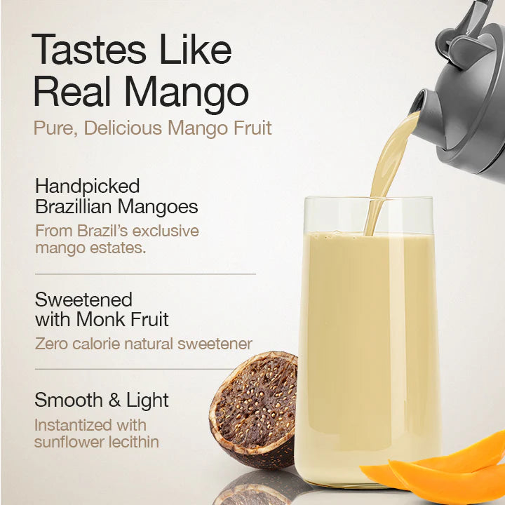 Wellbeing Whey Protein Isolate + Concentrate 24g | 1kg | 4B CFU Probiotics | Mango Flavoured