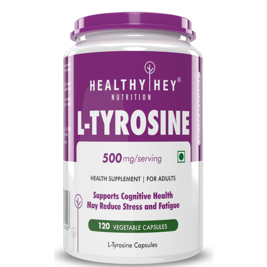 Healthy Hey L-Tyrosine 120 vegetable Capsules