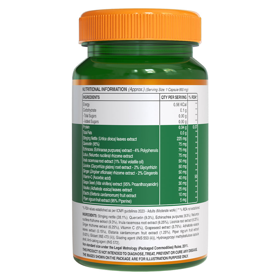 Pure Nutrition Lung Detox 60 Veg Capsules