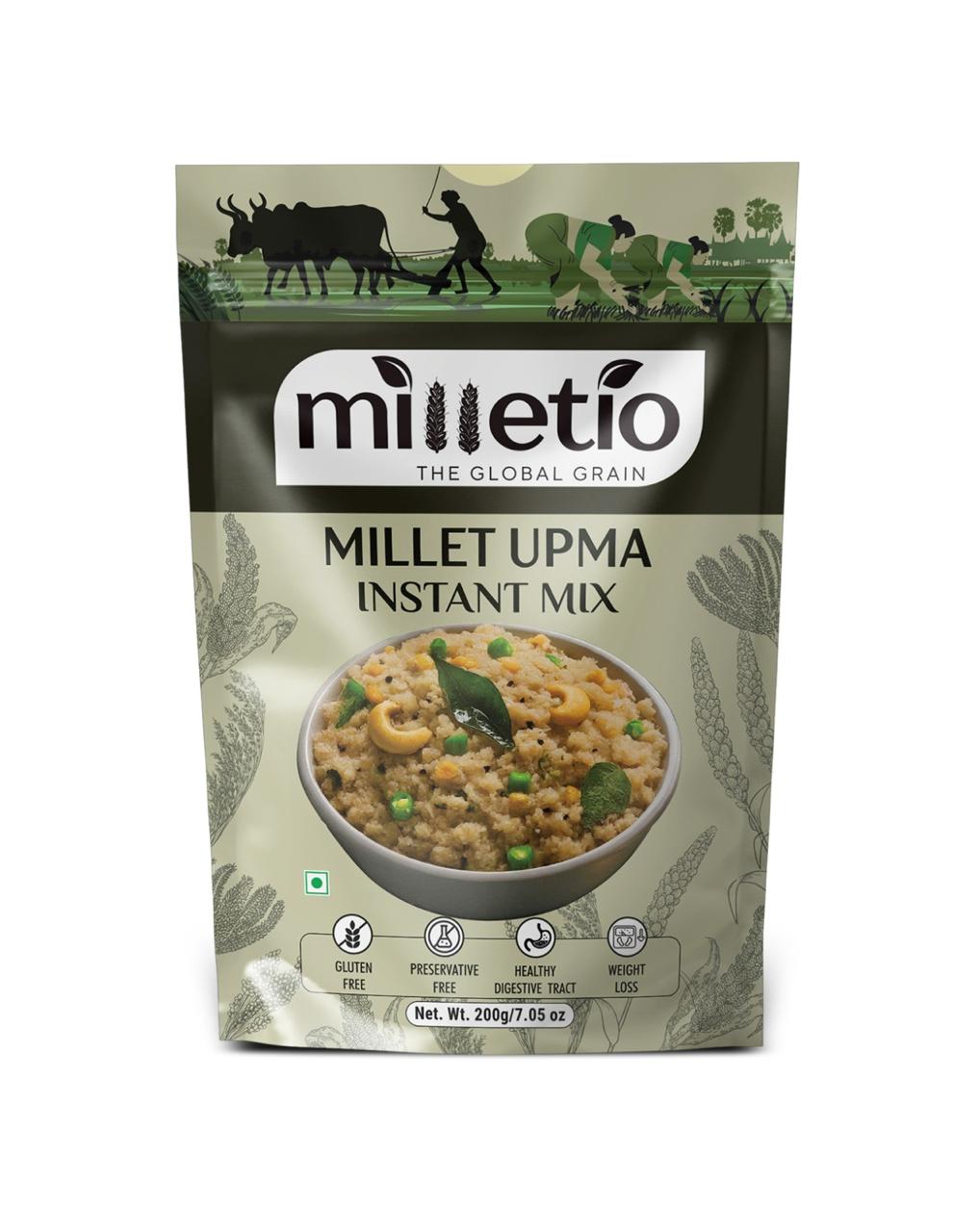 Milletio Millet upma instant mix 200g