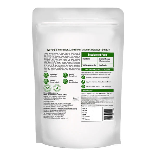 Organic Moringa Powder 227g
