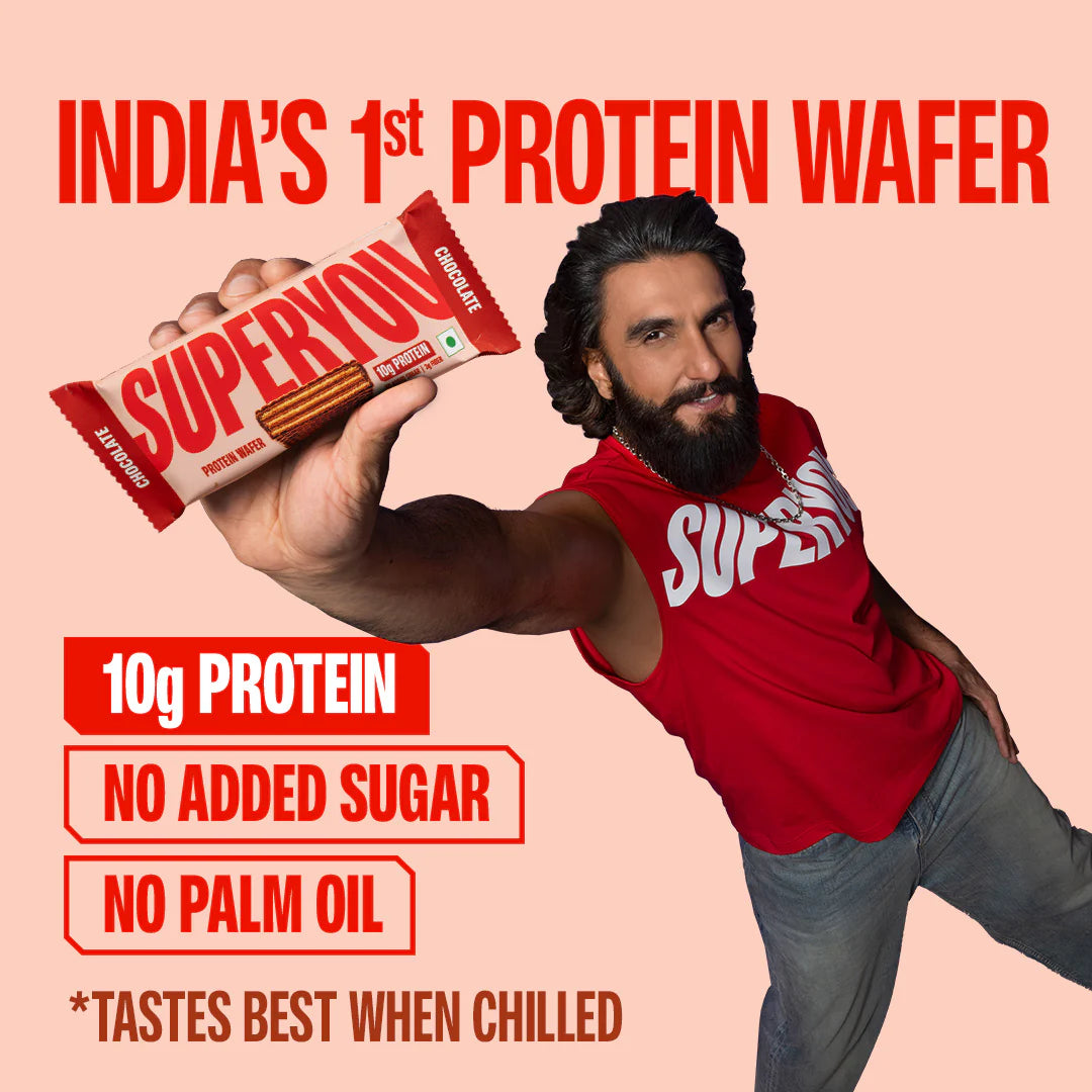 Superyou Chocolate Protein Wafer - Pack of 10