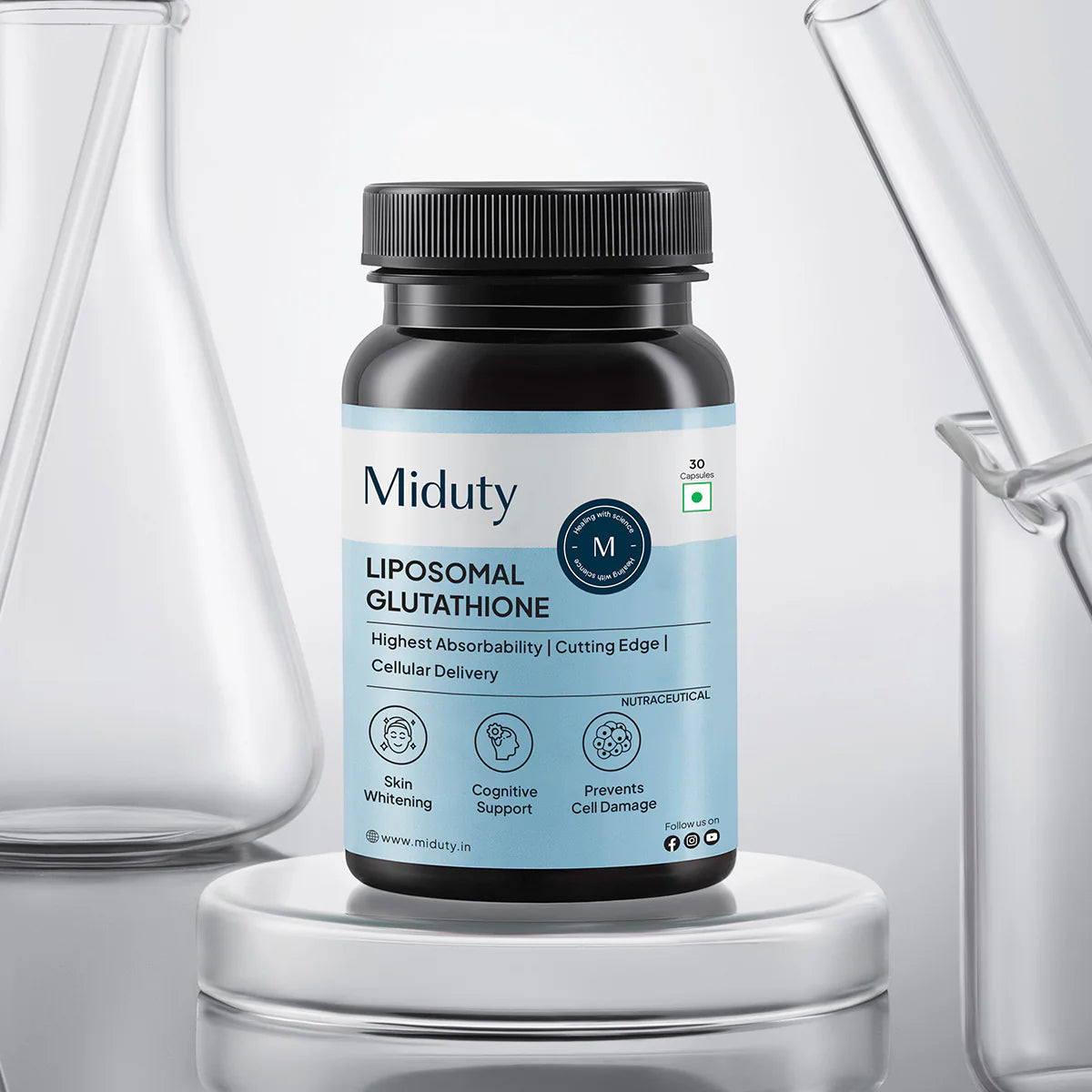 Miduty Liposomal Glutathione 30 Capsles