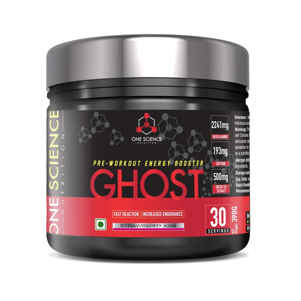 One Science Ghost Pre-Workout- 30 Serving Strawberry Kiwi