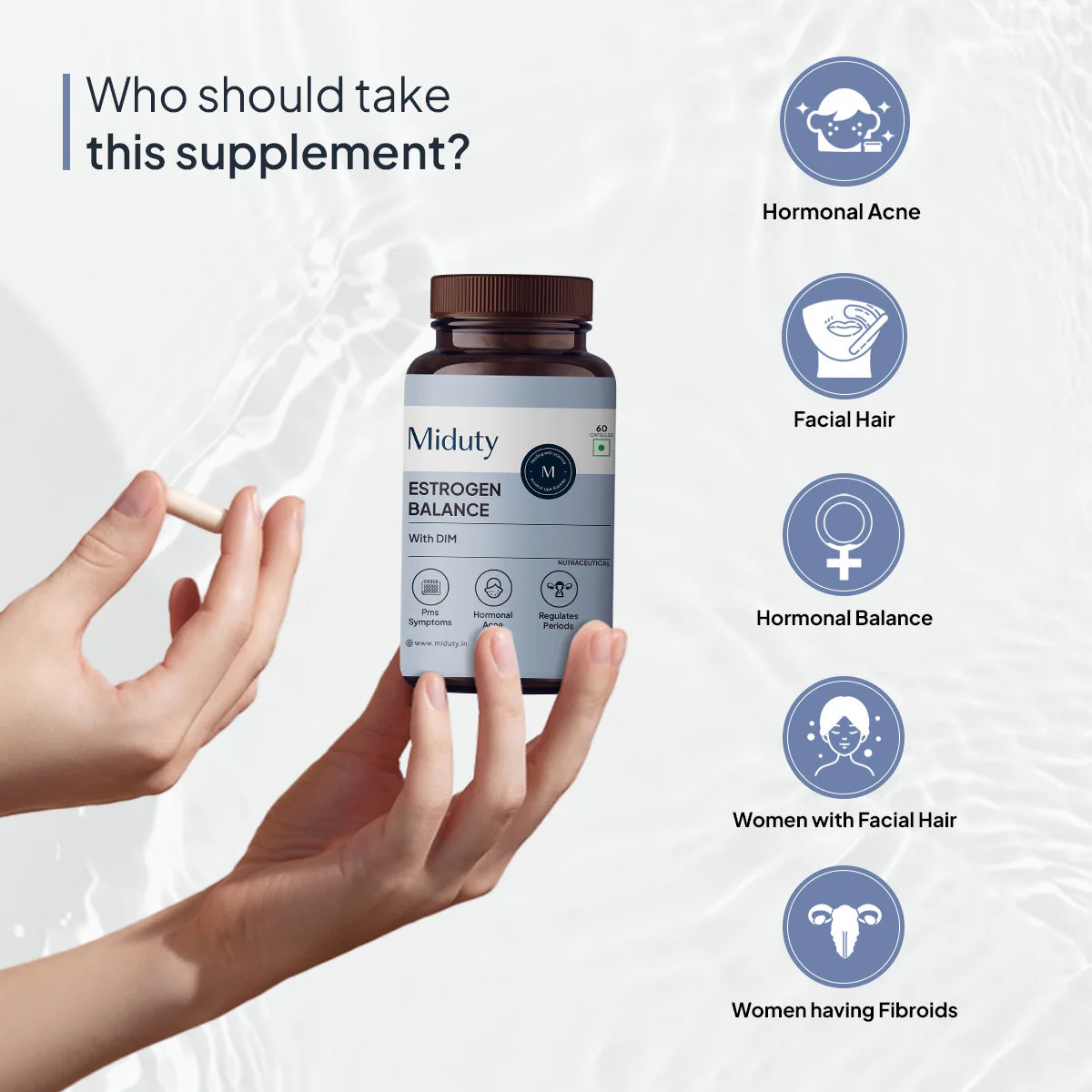 Miduty Estrogen Balance 60 Capsules