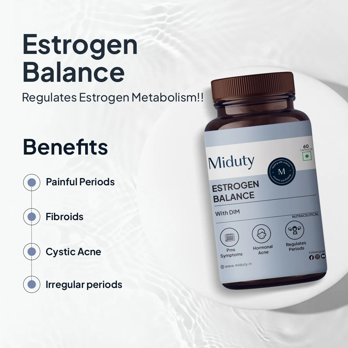 Miduty Estrogen Balance 60 Capsules