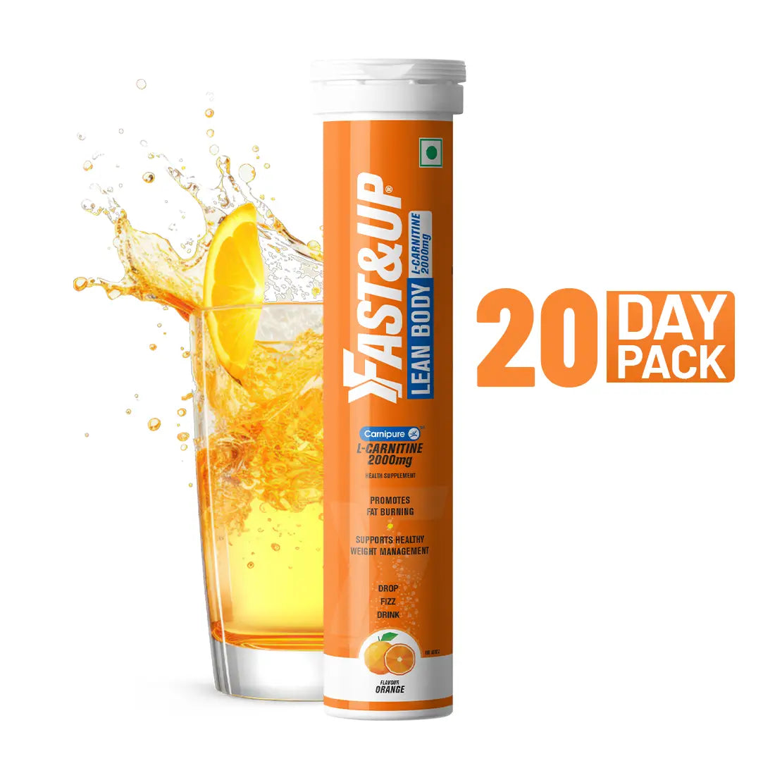Fast&Up L-Carnitine Tartrate 2000 mg Effervescent Tablet - 20's Orange - NutraC - Health & Nutrition Store Fast&Up L-Carnitine Tartrate 2000 mg Effervescent Tablet - 20's Orange - NutraC - Health & Nutrition Store