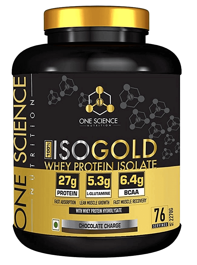One Science ISO GOLD Whey Protein Isolate - 5 Lbs 2.27 Kg