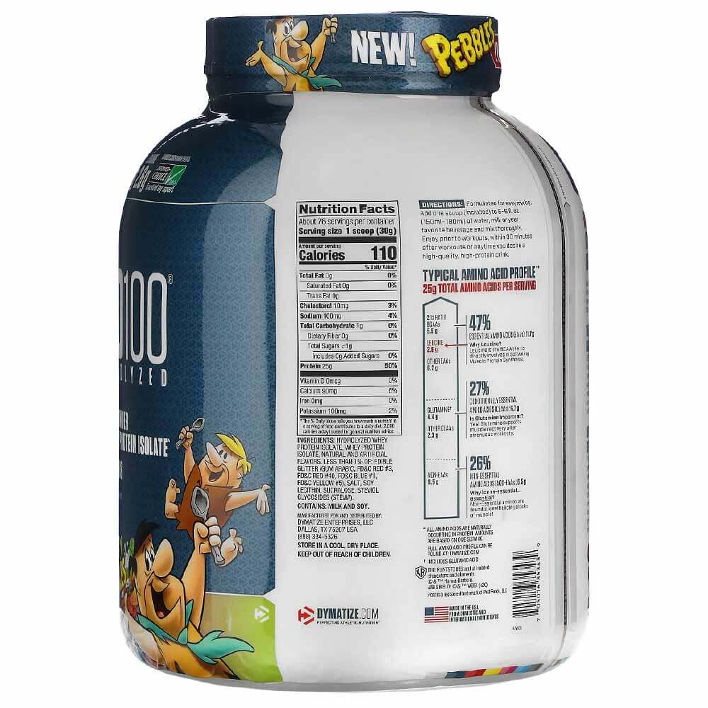 Dymatize Iso-100 Protein, 2.27 kg (5 lb), Fruity Pebbles