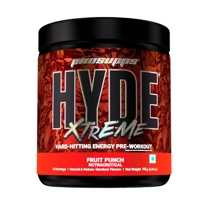 HYDE XTREME Hard-Hitting Energy Pre-Workout Fruit Punch 30 Serving