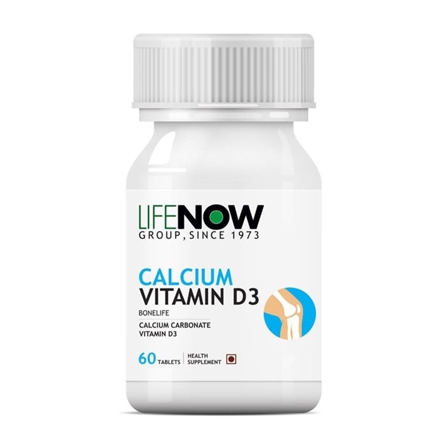 Lifenow Calcium Vitamin D3 Supplement - 60 Tablets - NutraC - Health &amp; Nutrition Store 