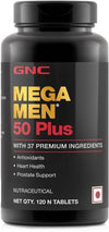 GNC Mega Men 50 Plus - 120 Tablets  (120 Tablets) - NutraC - Health &amp; Nutrition Store 