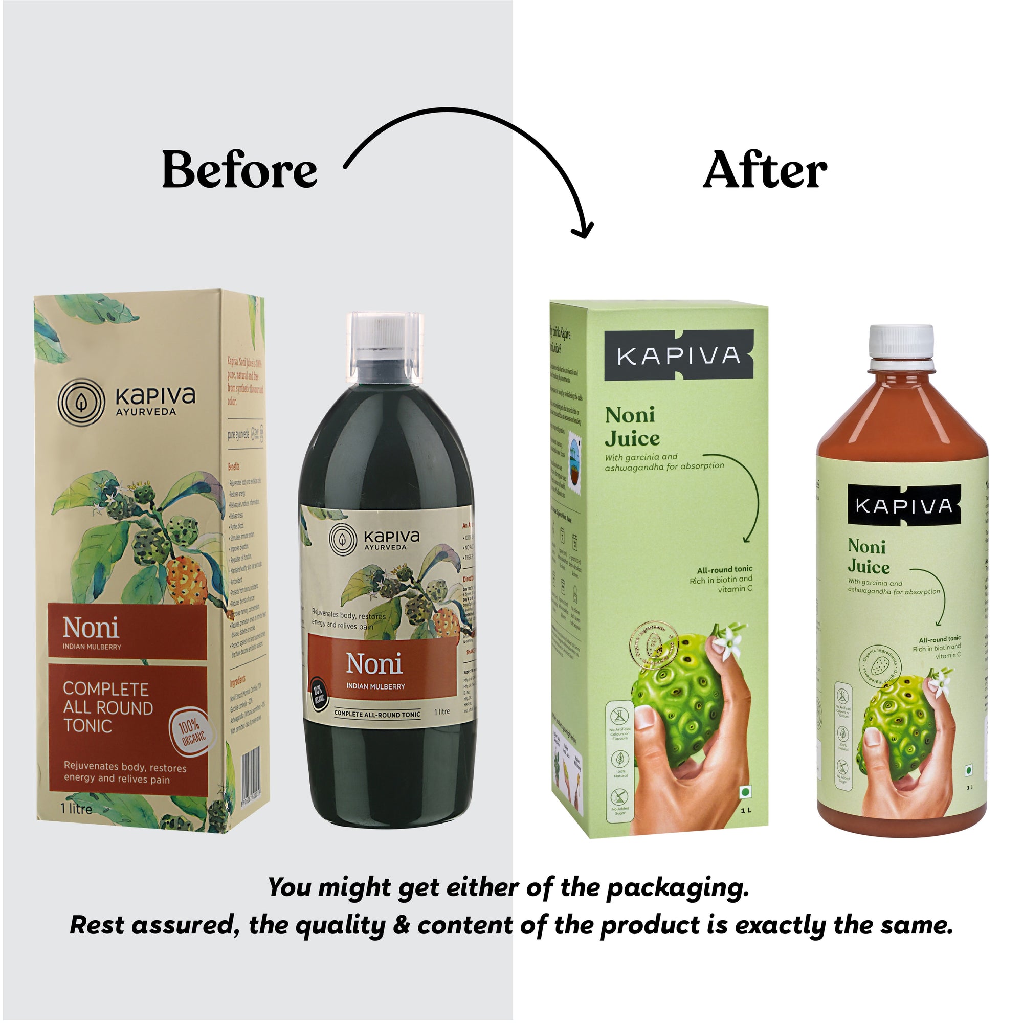 KAPIVA NONI JUICE 1L - NutraC - Health &amp; Nutrition Store 