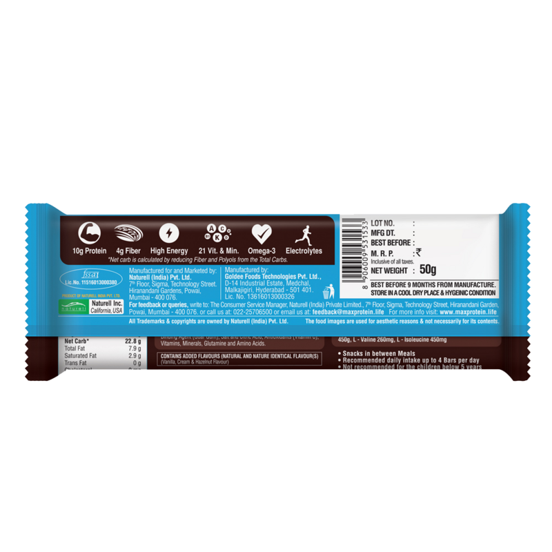 Ritebite Max Protein Daily Choco Classic Bars 1200g - Pack of 24 (50g x 24) - NutraC - Health &amp; Nutrition Store 