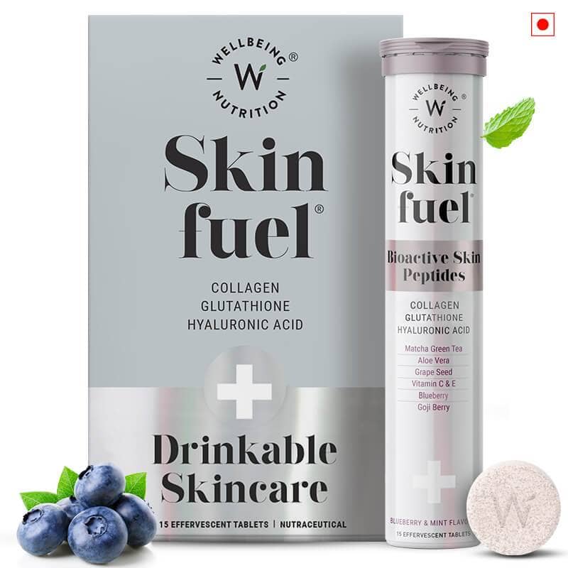 Wellbeing Nutrition Skin Fuel | Collagen Builder, L-Glutathione, Hyalu - NutraC - Health & Nutrition Store Wellbeing Nutrition Skin Fuel | Collagen Builder, L-Glutathione, Hyalu - NutraC - Health & Nutrition Store