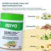 OZiva Sero.D3+ (Serotonin boosters with Vitamin D3, Brahmi &amp; Ginseng Extract) for Stress &amp; Anxiety Relief, 60 Veg Capsules - NutraC - Health &amp; Nutrition Store 