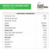 RiteBite Max Protein Active Green Tea Orange Bars 840g - Pack of 12 (70g x 12) - NutraC - Health &amp; Nutrition Store 