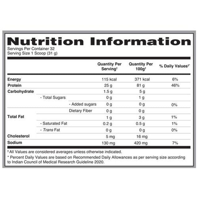 Isopure Low Carb 100% Whey Protein Isolate Powder - 1 kg (Chocolate)