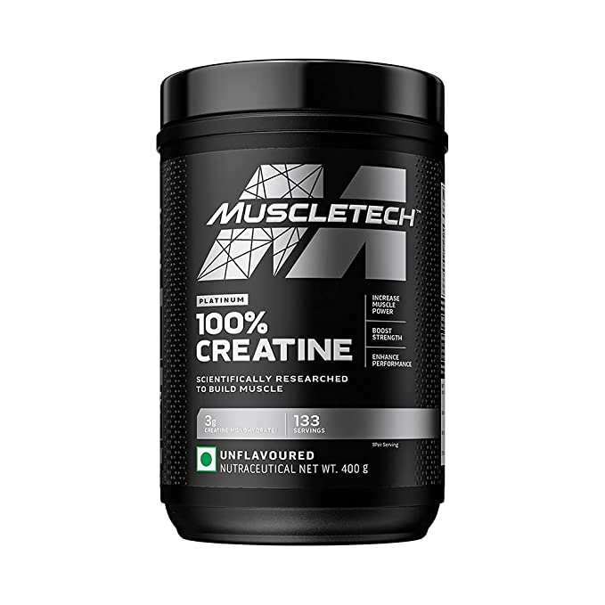 MuscleTech 3g Creatine  Serving Unflavoured 400G