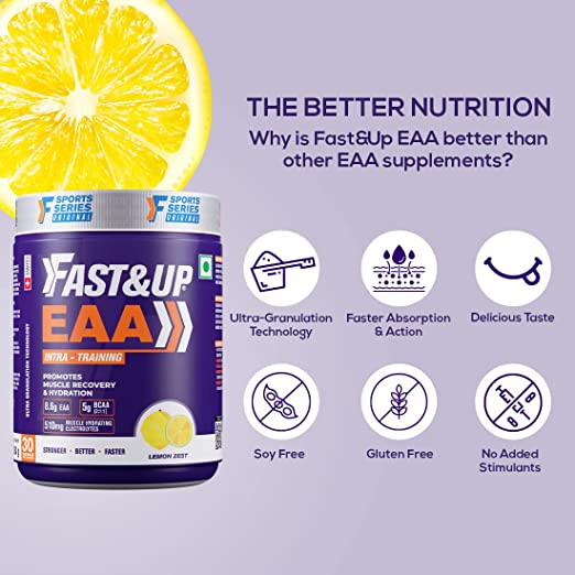 Fast &amp; Up EAA Lemon Zest 30 Serv