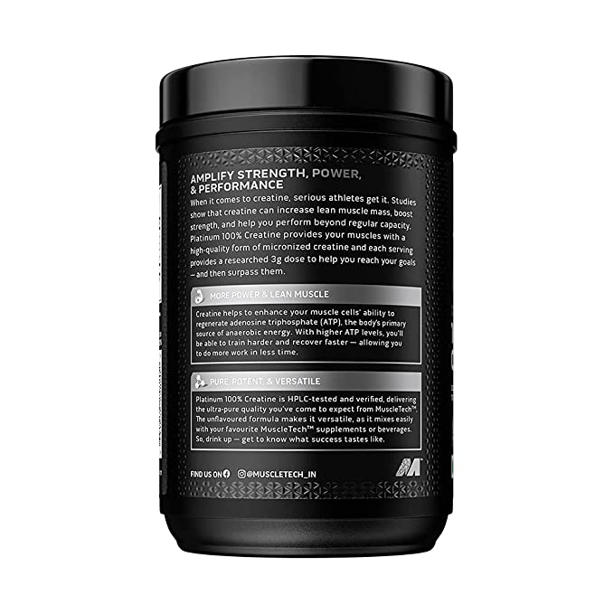 MuscleTech 3g Creatine  Serving Unflavoured 400G