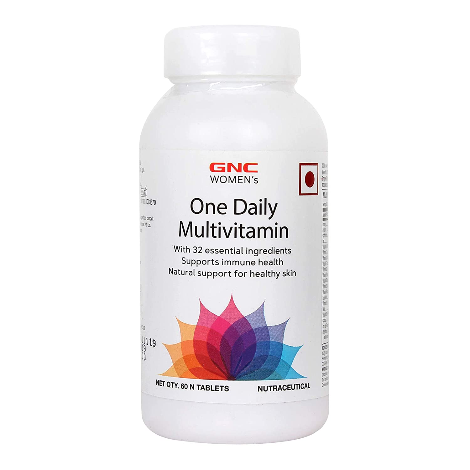 GNC Women&#39;s One Daily Multivitamin - Supports Immune Health and Healthy Skin - 60 Tablets - NutraC - Health &amp; Nutrition Store 
