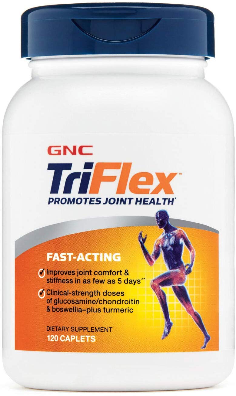 GNC Triflex Fast Acting - Promotes Joint Health (120 Caplets) - NutraC - Health &amp; Nutrition Store 