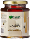 NUTRIWISH 100 % Pure Organic Honey - Infused With Cinnamon 350g - NutraC - Health &amp; Nutrition Store 