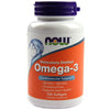 Now Foods Omega-3 - Pack of 100 Softgels - NutraC - Health &amp; Nutrition Store 