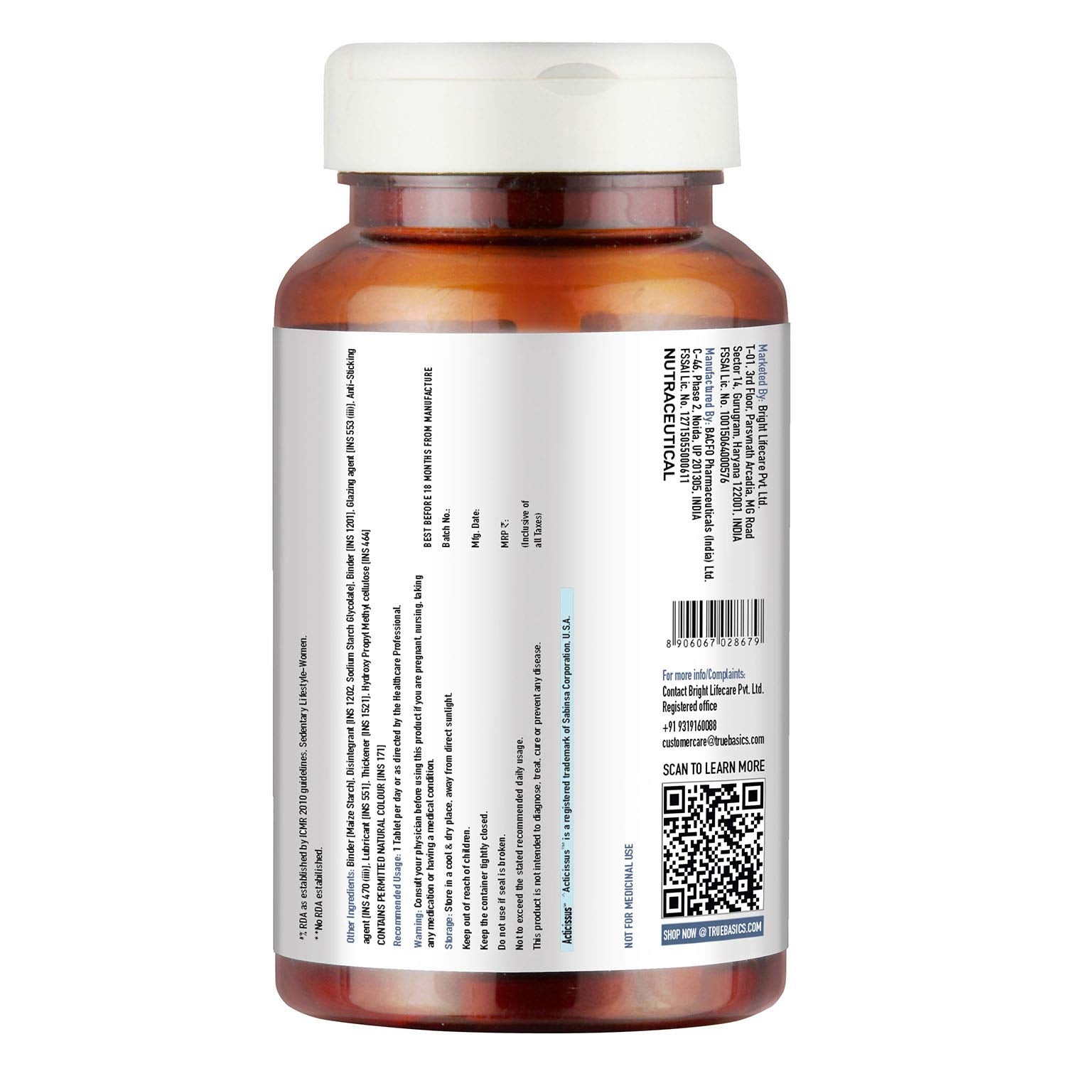 TrueBasics Advance Calcium, 90 tablet(s)